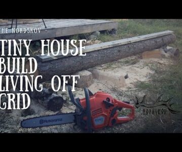 Tiny house build | Living off grid in the woods
