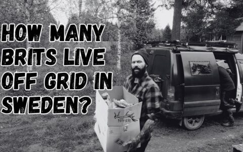 How many Brits are living off grid in Sweden?